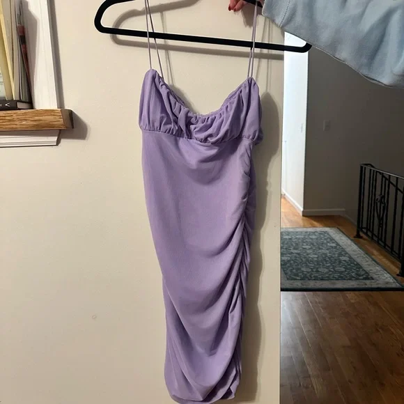 NWT Princess Polly Lilac Mini Dress - Picture 1 of 8